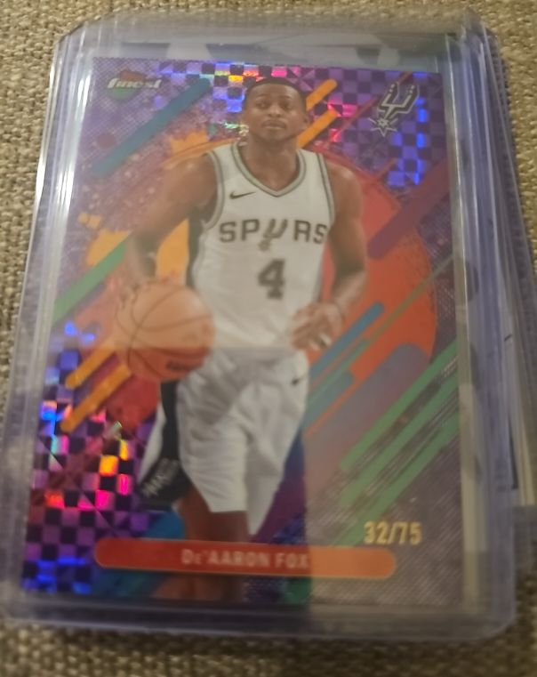2025-26 Topps Finest #99 De'Aaron Fox — front