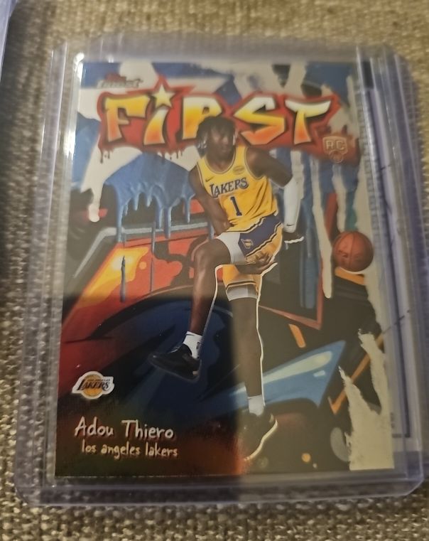 2025-26 Topps Finest #F-26 Adou Thiero First Insert — front