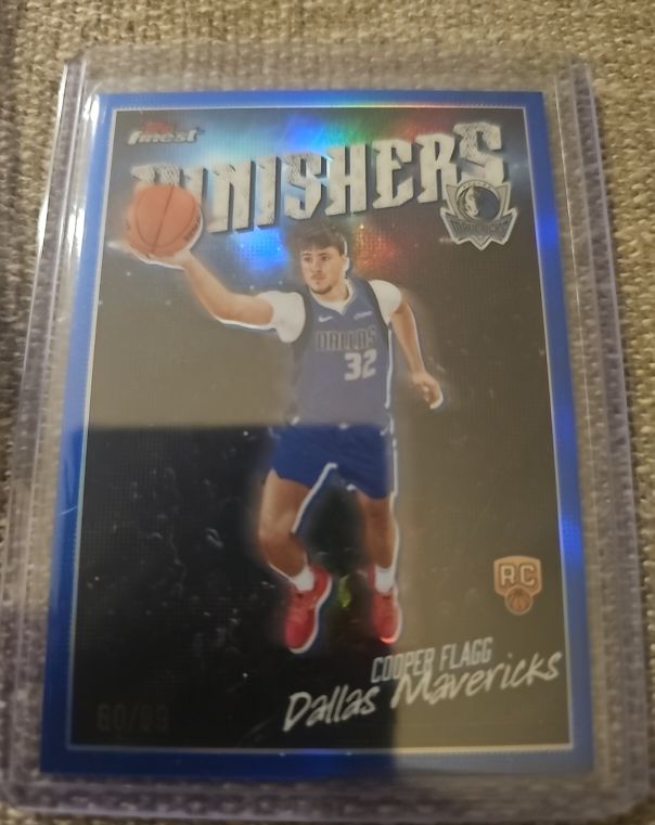 2025-26 Topps Finest Finishers #FI-8 Cooper Flagg — front