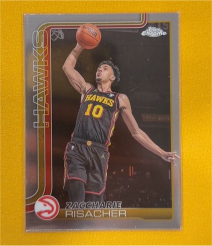 2025-26 Topps Chrome #2 Zaccharie Risacher — front