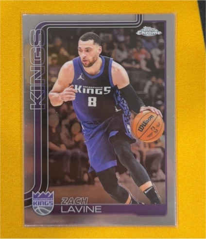 2025-26 Topps Chrome #232 Zach LaVine — front