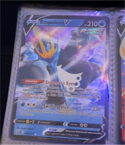 2021 Pokémon TCG Sword & Shield Battle Styles #40 Empoleon V — front
