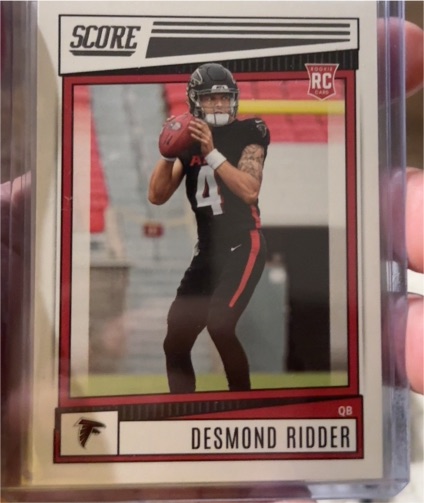 2022 Score #303 Desmond Ridder — front