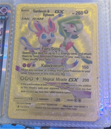 2019 Pokemon #130 Gardevoir & Sylveon GX — front