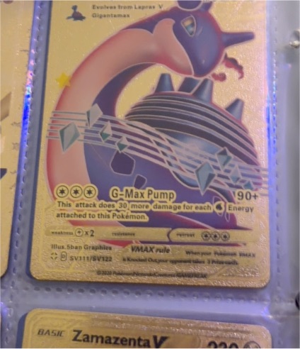 2020 Pokémon SV111 Lapras VMAX — front