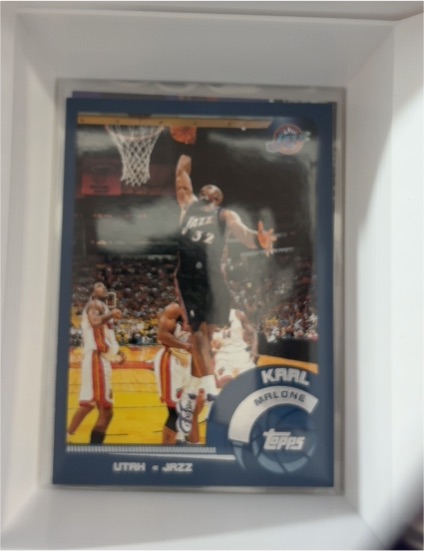 2002-03 Topps #32 Karl Malone — front