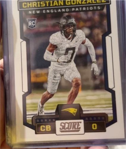 2023 Panini Score #381 Christian Gonzalez — front