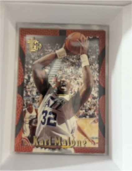 1994-95 Topps Embossed #96 Karl Malone — front