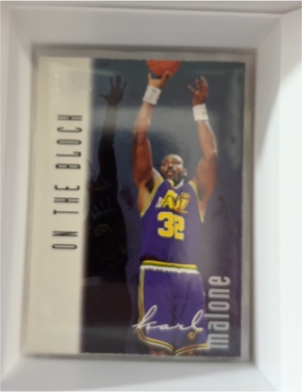 1996-97 Fleer Ultra #130 Karl Malone On The Block — front