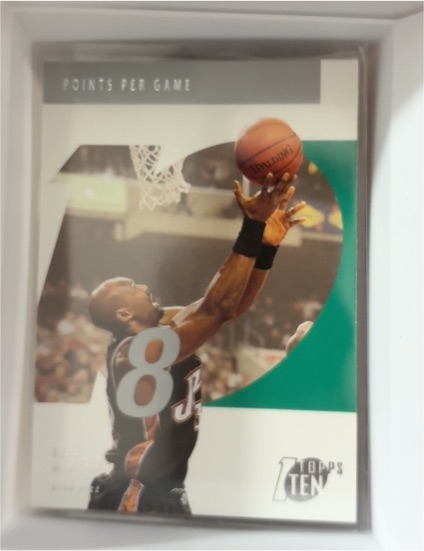 2002 Topps Top 10 #8 Karl Malone — front