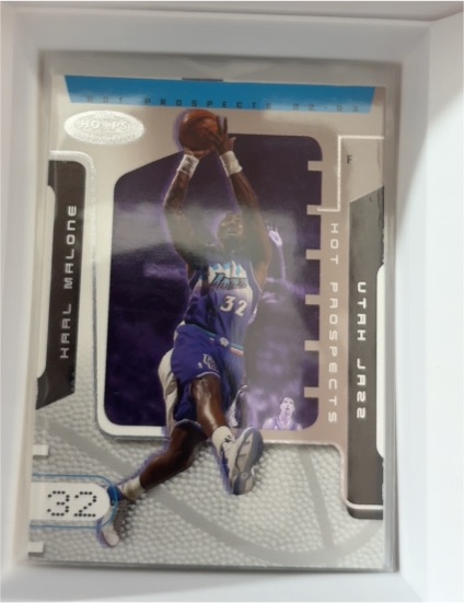 2002-03 Fleer Hoops Hot Prospects #12 Karl Malone — front