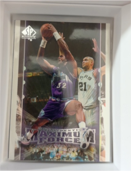1999-00 SP Authentic Maximum Force #M1 Karl Malone — front