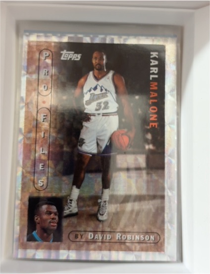 1996-97 Topps ProFiles #PF-18 Karl Malone — front