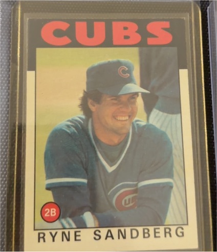 1986 Topps #690 Ryne Sandberg — front