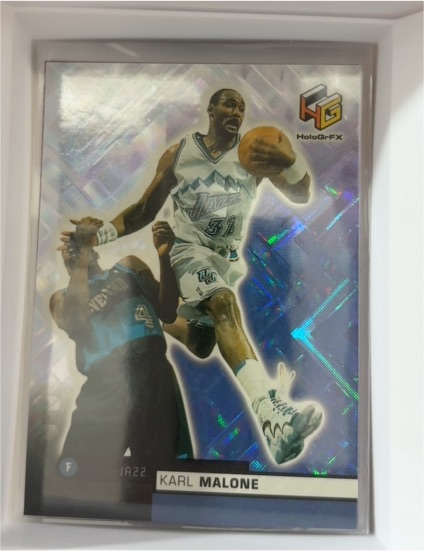 1999-00 Upper Deck HoloGrFX #56 Karl Malone — front
