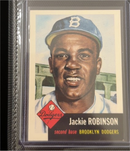 1991 Topps Archives #1 Jackie Robinson Brooklyn Dodgers — front