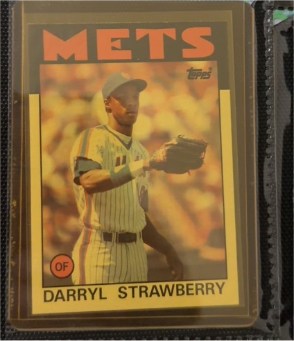 1986 Topps #80 Darryl Strawberry — front