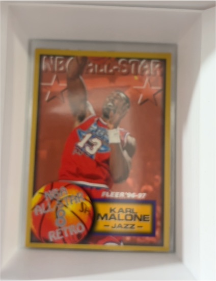 1996-97 Fleer NBA All-Star Retro #284 Karl Malone — front