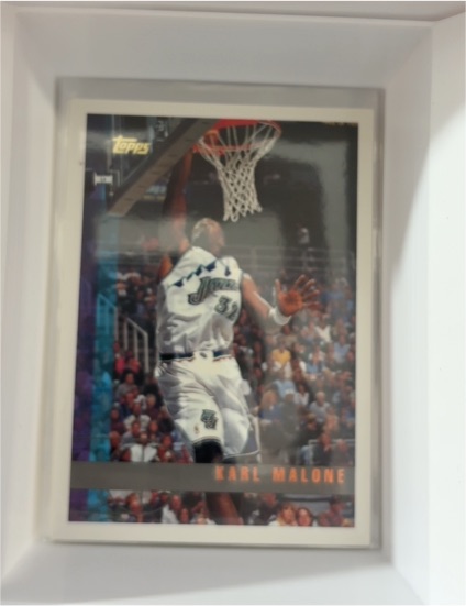 1997-98 Topps #166 Karl Malone — front