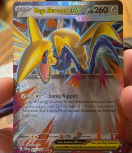 2016 Pokémon Perfect Order #055 Mega Skarmory EX — front