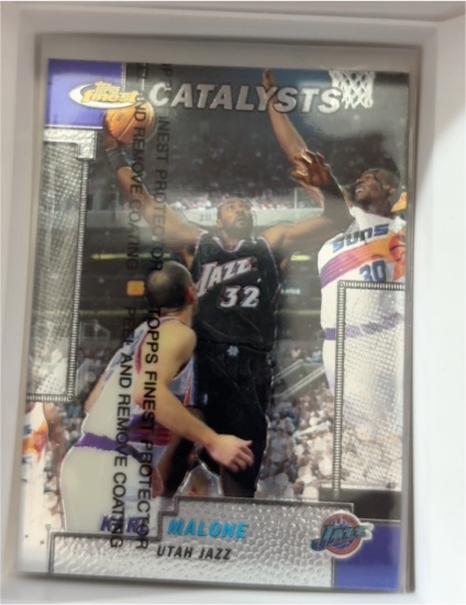 1999-00 Topps Finest Catalysts #234 Karl Malone — front