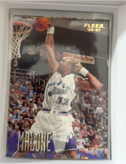 1996-97 Fleer #259 Karl Malone — front