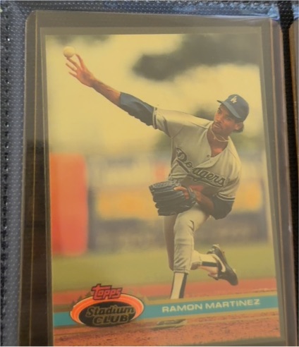 1991 Topps Stadium Club #516 Ramon Martinez — front
