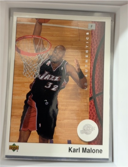 2002-03 Upper Deck UD Authentics #85 Karl Malone — front