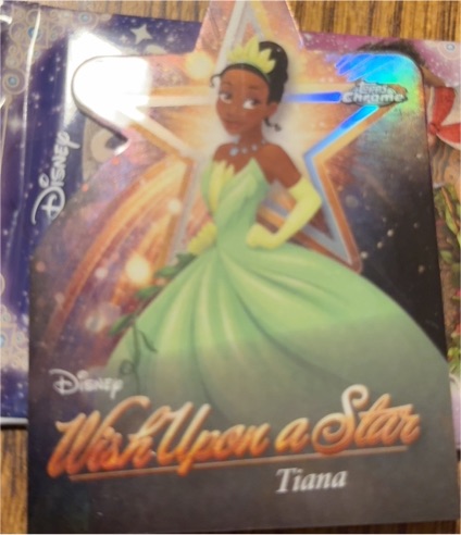 2025 Topps Disney Wonder #W-17 Tiana Wish Upon a Star Chrome Die-Cut — front