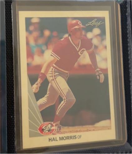 1990 Leaf #321 Hal Morris — front
