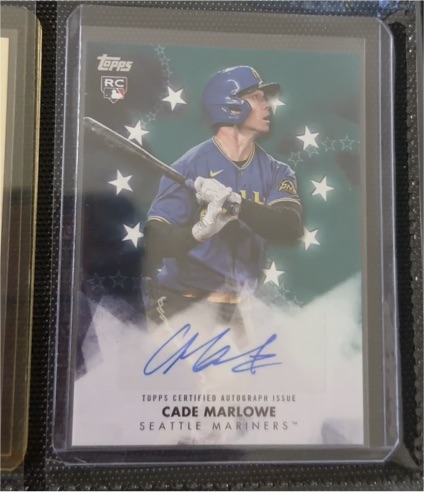 2024 Topps Series 2 Baseball Stars Autographs #BSA-CMA Cade Marlowe — front