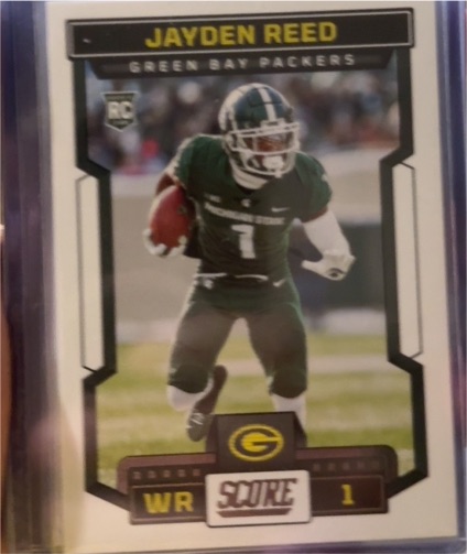 2023 Panini Score #363 Jayden Reed — front