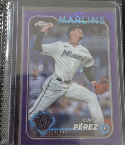2024 Topps Chrome #6 Eury Pérez — front