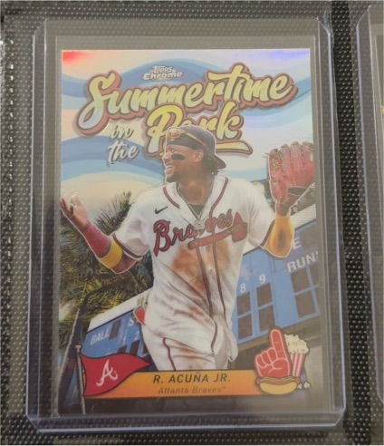 2024 Topps Chrome Summertime in the Park #SITP-5 Ronald Acuna Jr. — front