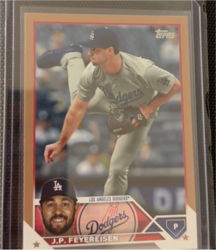 2023 Topps Update #US191 J.P. Feyereisen — front