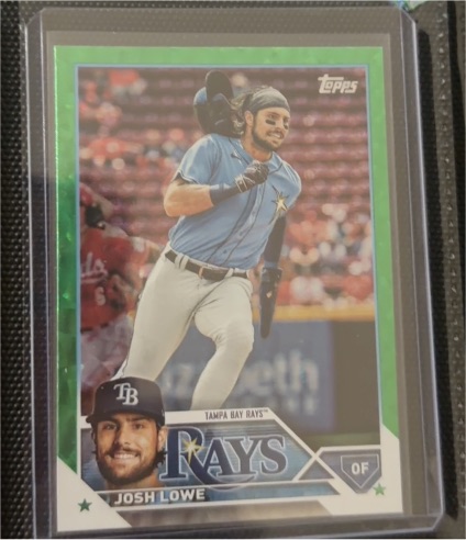 2023 Topps Update #US303 Josh Lowe — front