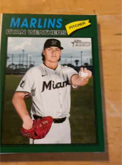 2025 Topps Heritage #275 Ryan Weathers — front