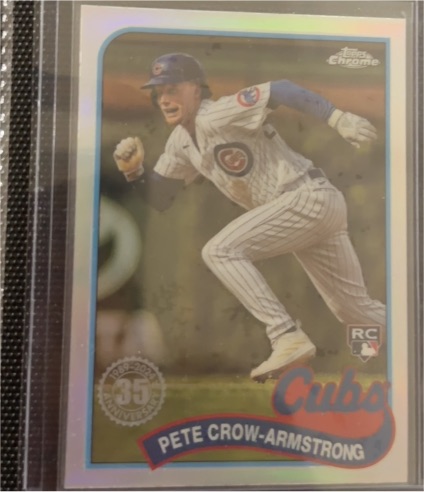2024 Topps Chrome 1989 35th Anniversary #89CB-19 Pete Crow-Armstrong — front