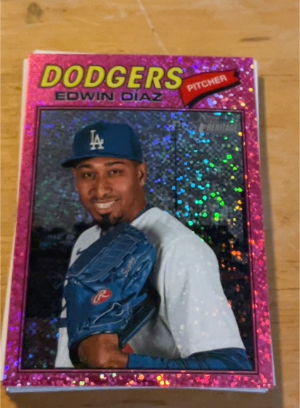 2026 Topps Heritage #36 Edwin Diaz — front