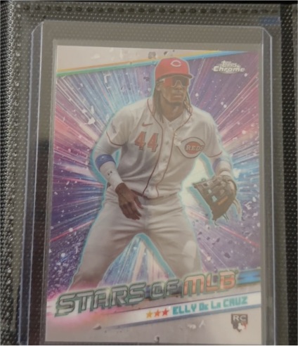 2024 Topps Series 1 Stars of MLB Chrome #CSMLB-23 Elly De La Cruz — front