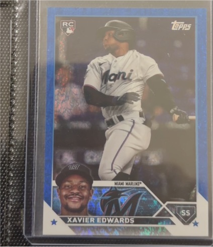2023 Topps Update #US296 Xavier Edwards — front