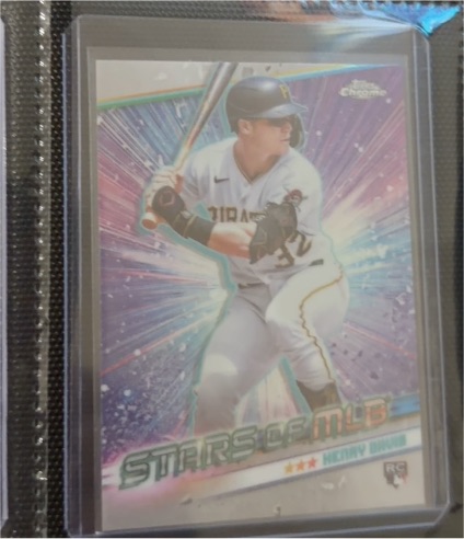2024 Topps Series 1 Stars of MLB Chrome #CSMLB-27 Henry Davis — front