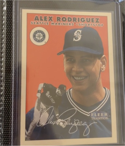 2000 Fleer Tradition Twizzlers #5 Alex Rodriguez — front
