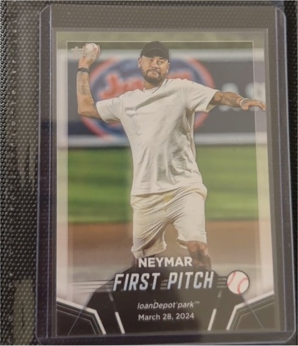 2024 Topps Update #FP-7 Neymar First Pitch — front