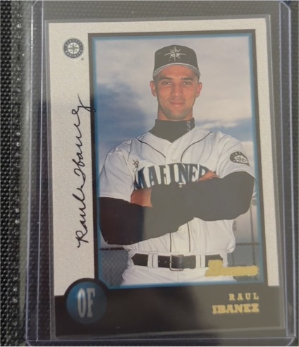 1998 Bowman #206 Raul Ibanez — front