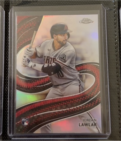 2024 Topps Chrome Strokes #S-25 Jordan Lawlar — front