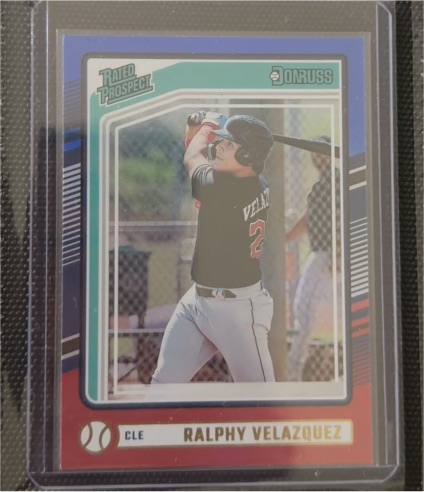 2024 Donruss Rated Prospects #108 Ralphy Velazquez — front