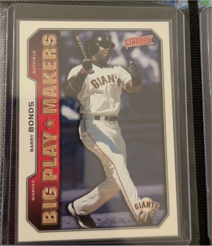 2002 Upper Deck Victory #549 Barry Bonds Big Play Makers — front