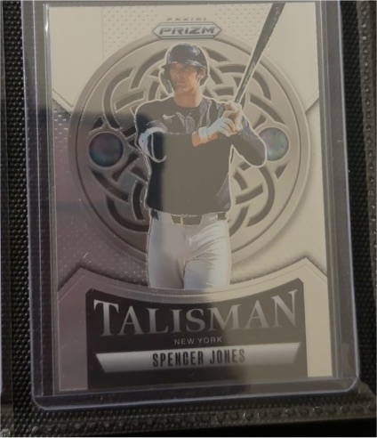 2025 Panini Prizm #10 Spencer Jones Talisman New York Yankees — front