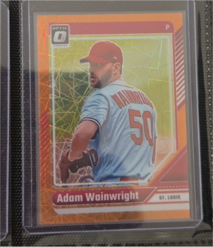 2024 Panini Donruss Optic Orange Prizm #10 Adam Wainwright — front